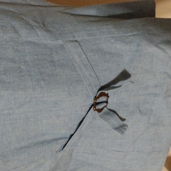 VTG Cambridge Dry Goods Denim Floral Vest Sz 14 Boho Country Western NWT Cinch - Picture 7 of 8